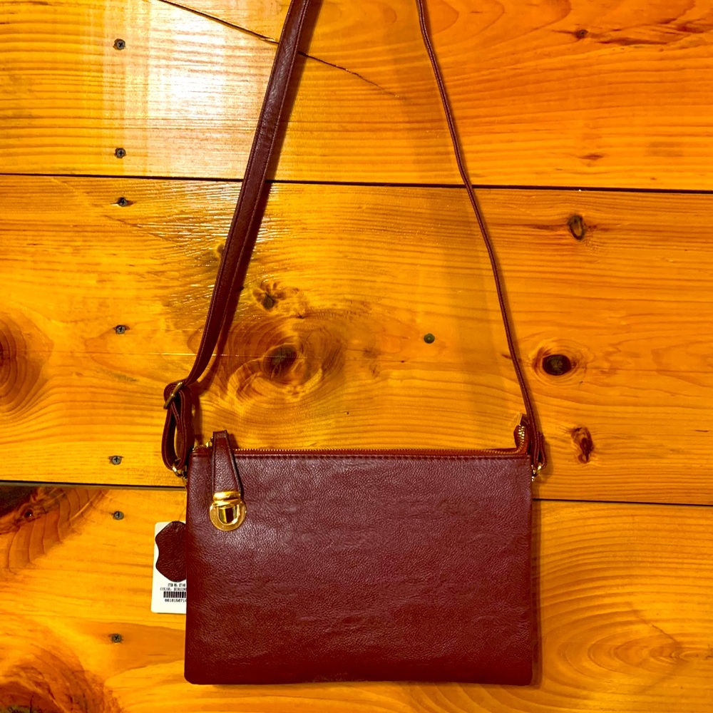 Burgundy Cross Body